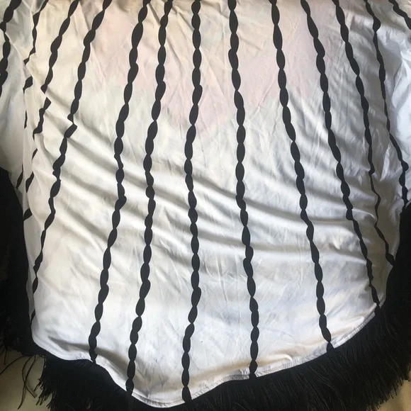 Trina Turk fringe, cover-up poncho medium - Picture 5 of 5